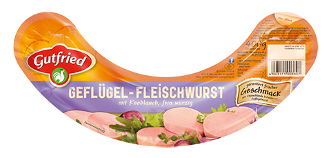 Geflügel-Fleischwurst mit Knoblauch, 400 g