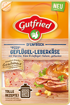 "Pizza" Geflügel-Leberkäse